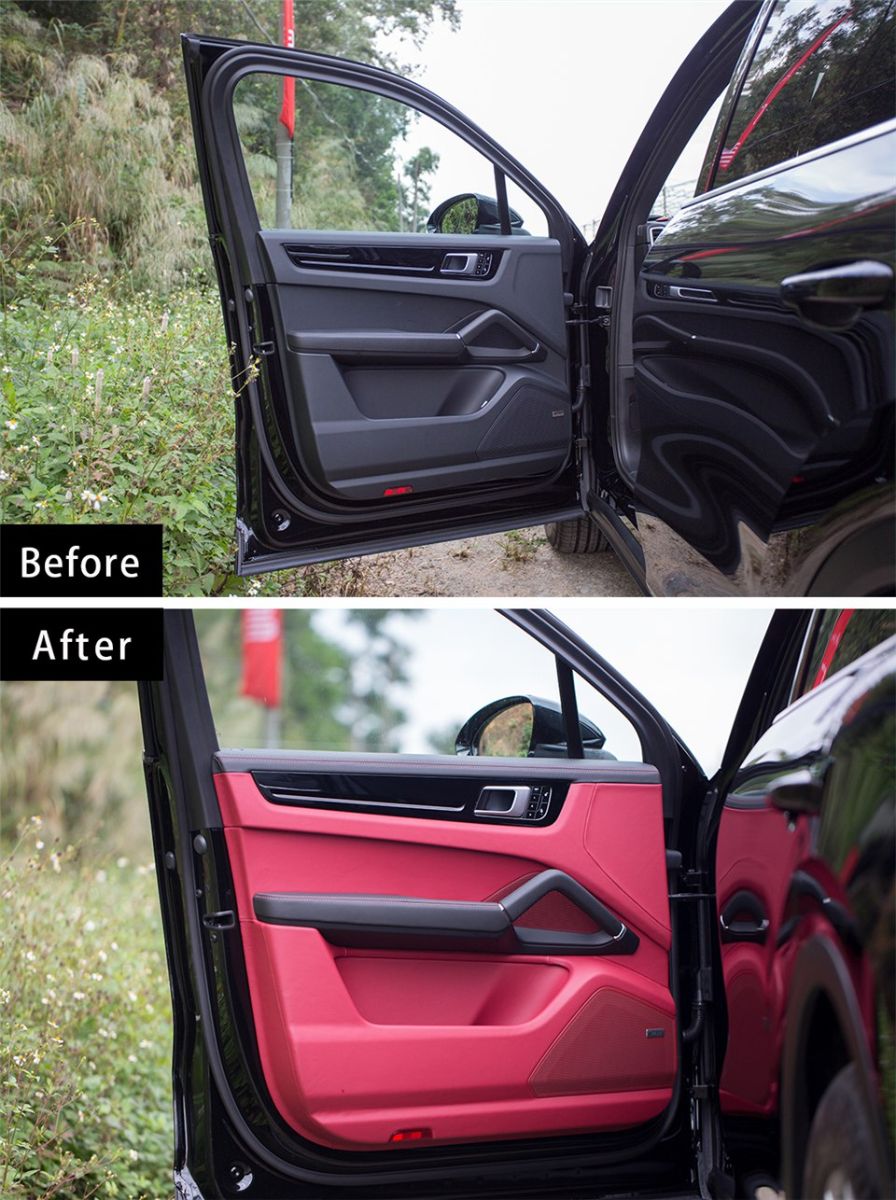 卡宴整車真皮內(nèi)飾